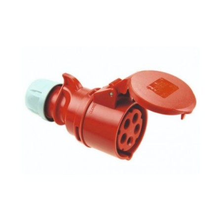 PRISE FEMELLE 4P-16A ROUGE