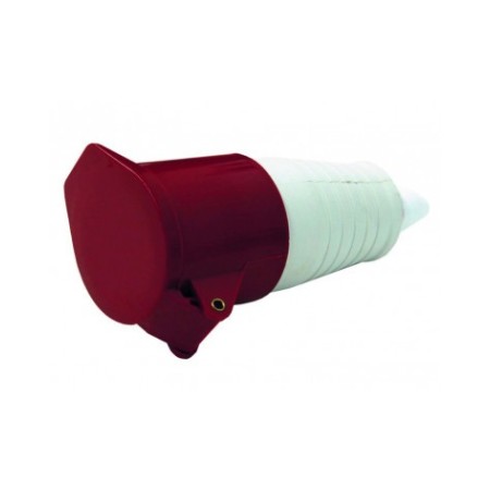 PRISE FEMELLE 5P-16A ROUGE