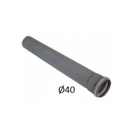 TUBE PVC 40 DIN 3 MT 4KG